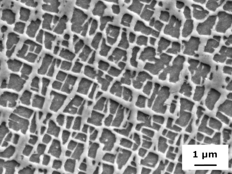 Mikrostruktura niklové superslitiny Inconel 738LC